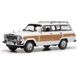 1989 Jeep Wagoneer 4WD - White 1:43 Scale Diecast Model Truck by IXO Models