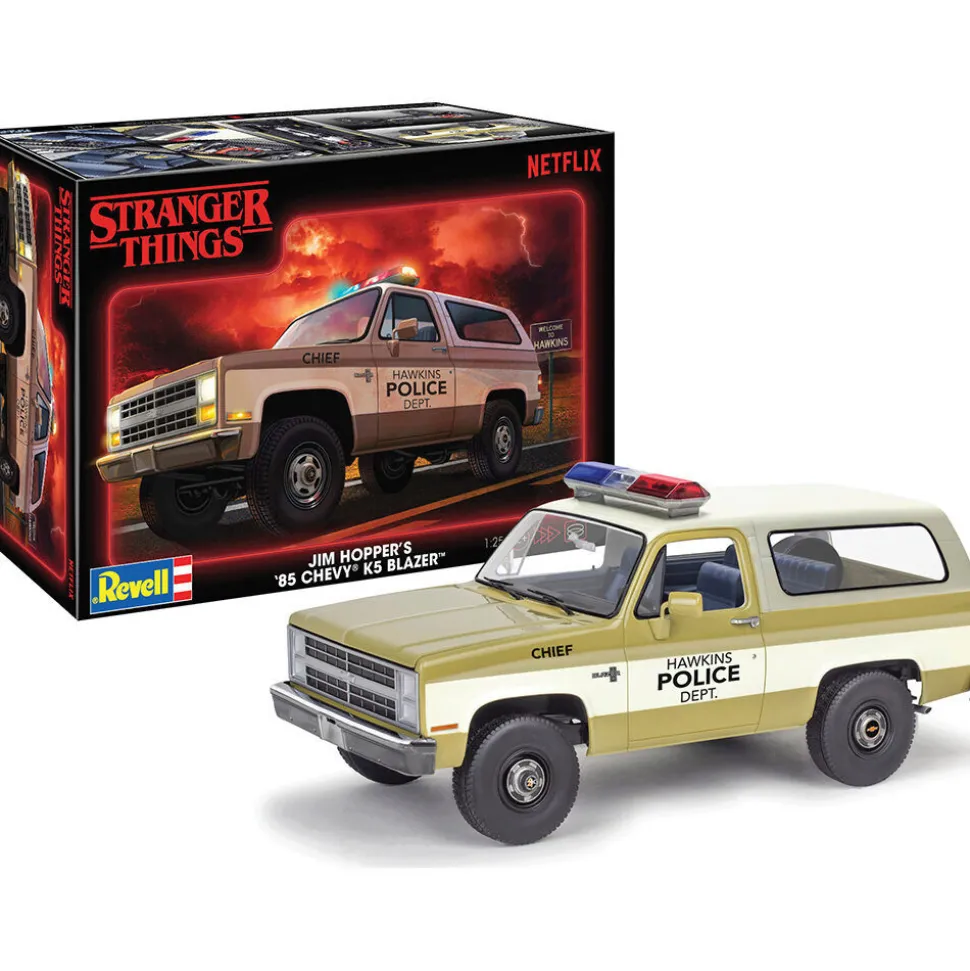 Jim Hopper's 1985 K5 Chevy Blazer - Stranger Things Model Kit 1:25 Scale Plastic Model Kit by Revell