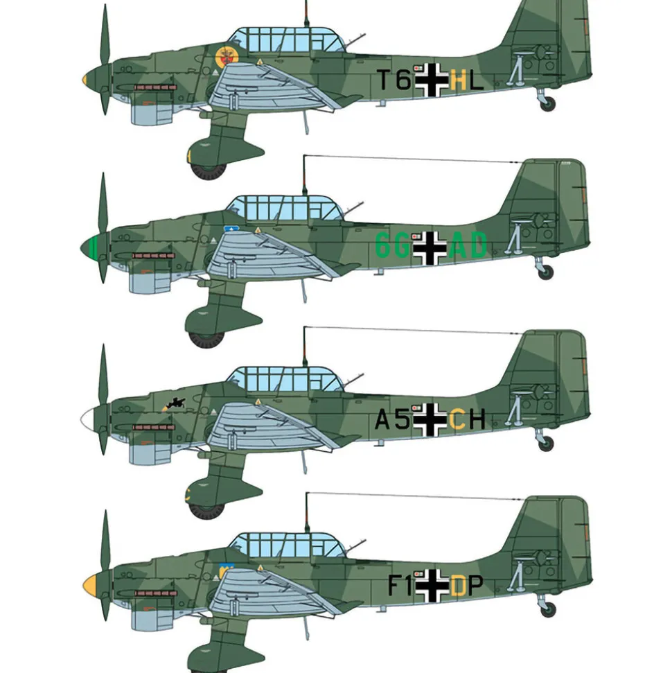 Ju 87 B Stuka 1/48 Kit Italeri (2807) 1:48 scale Plastic by Italeri