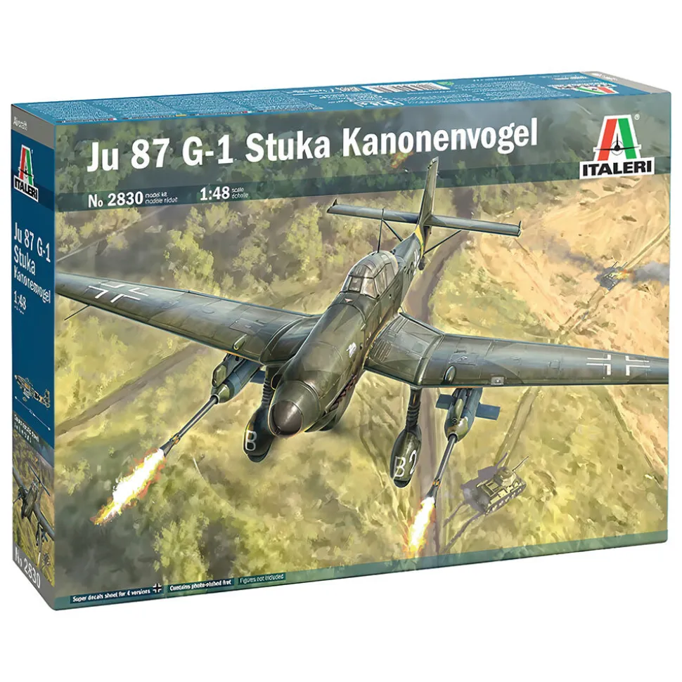Ju 87 G-1 Stuka Kanonenvogel 1/48 Kit Italeri (2830s) 1:48 Scale Plastic by Italeri