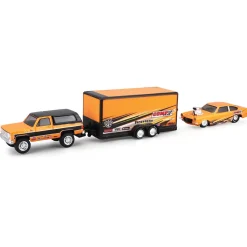 1979 K5 Blazer & 1971 Chevy Vega with Trailer 1:64 Scale by Maisto