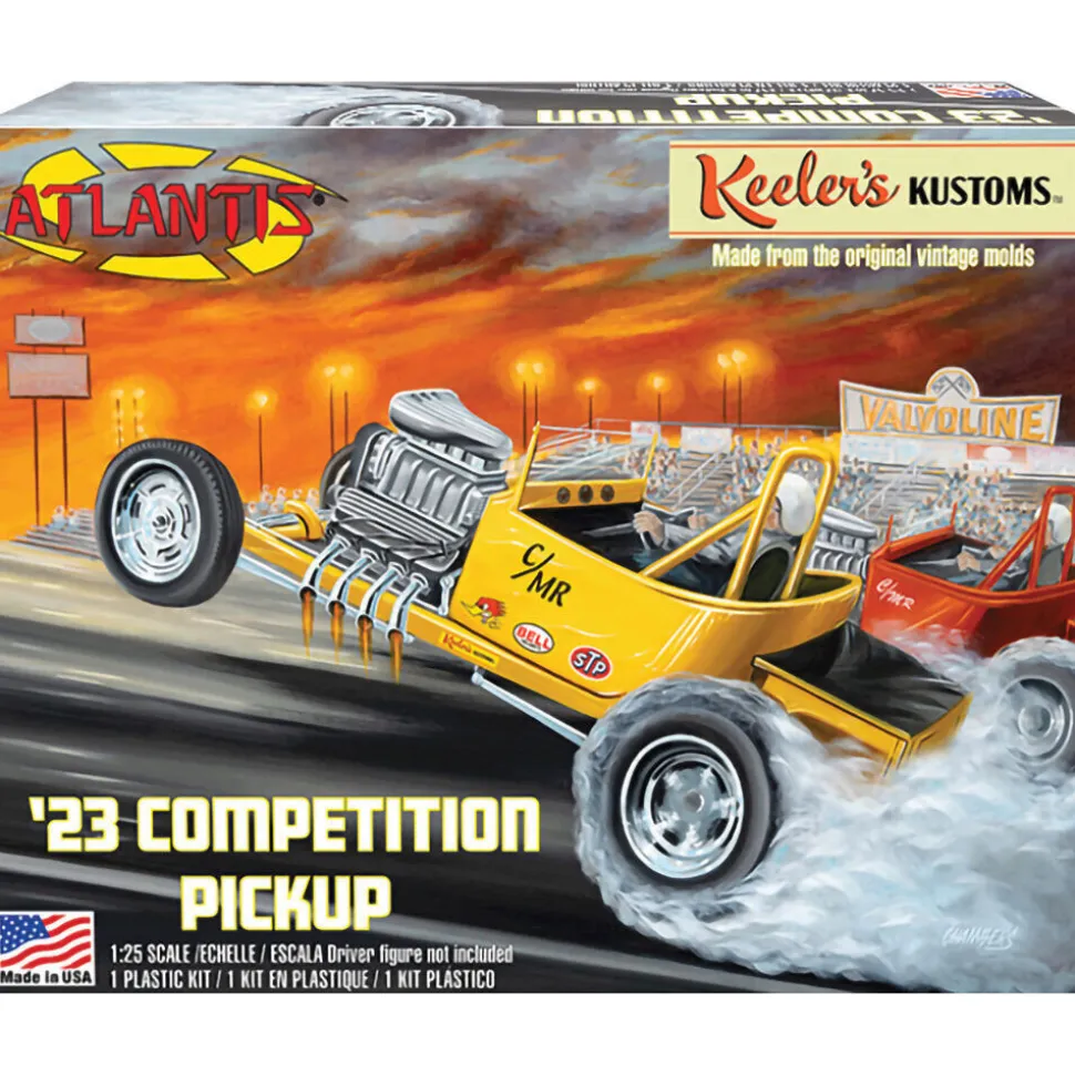 Keelers Kustom's Competition T Roadster Pickup 1:25 Scale Plastic Model Kit by Atlantis Models