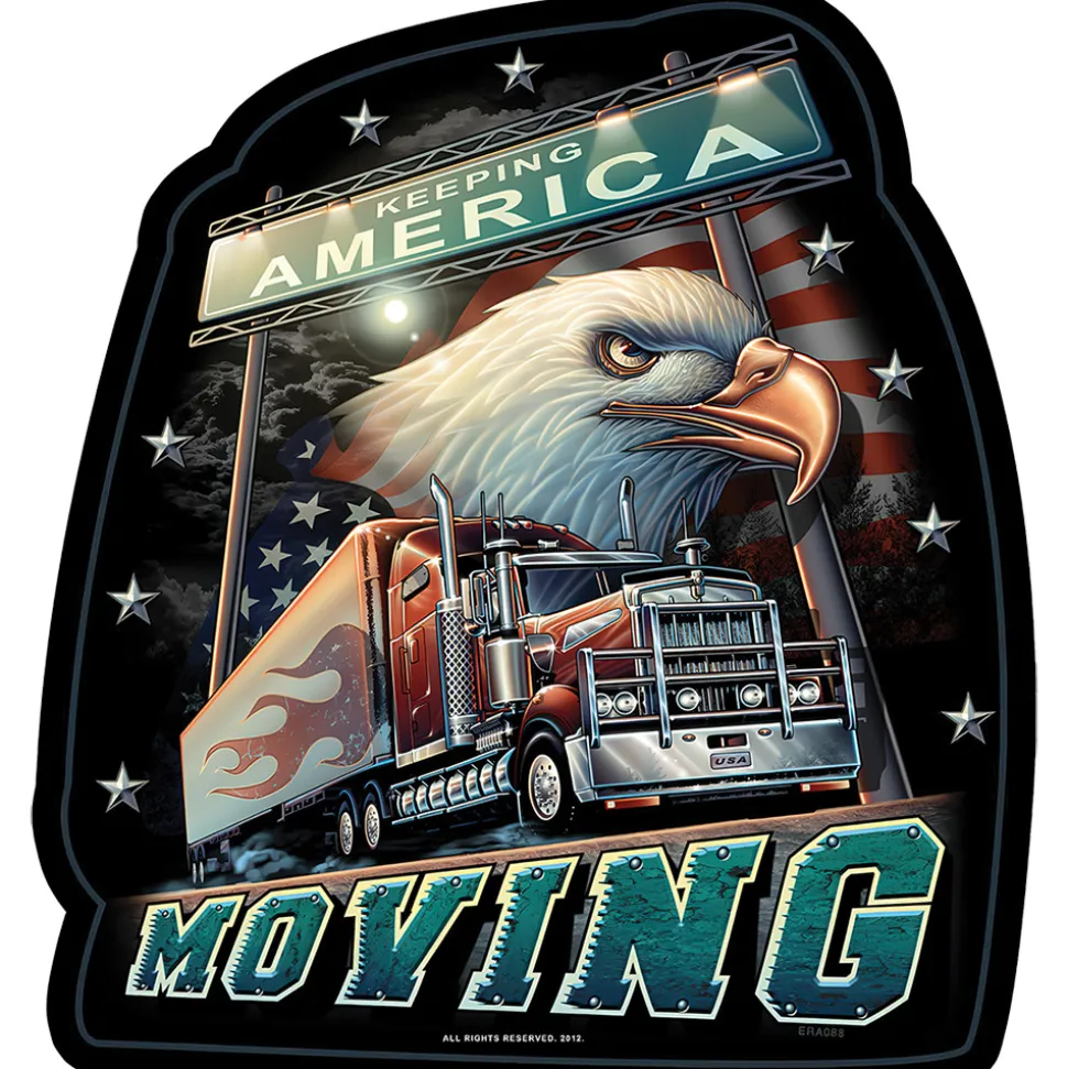 Keeping America Moving Metal Sign Wall Sign by Vintage Signs