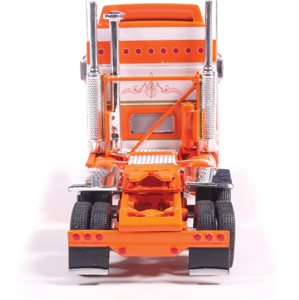 1976 Kenworth K100 Aerodyne - Orange 1:64 Scale Diecast Model Truck by IXO Models