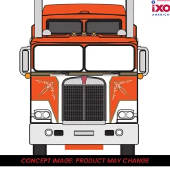 1976 Kenworth K100 Aerodyne - Orange 1:64 Scale Diecast Model Truck by IXO Models