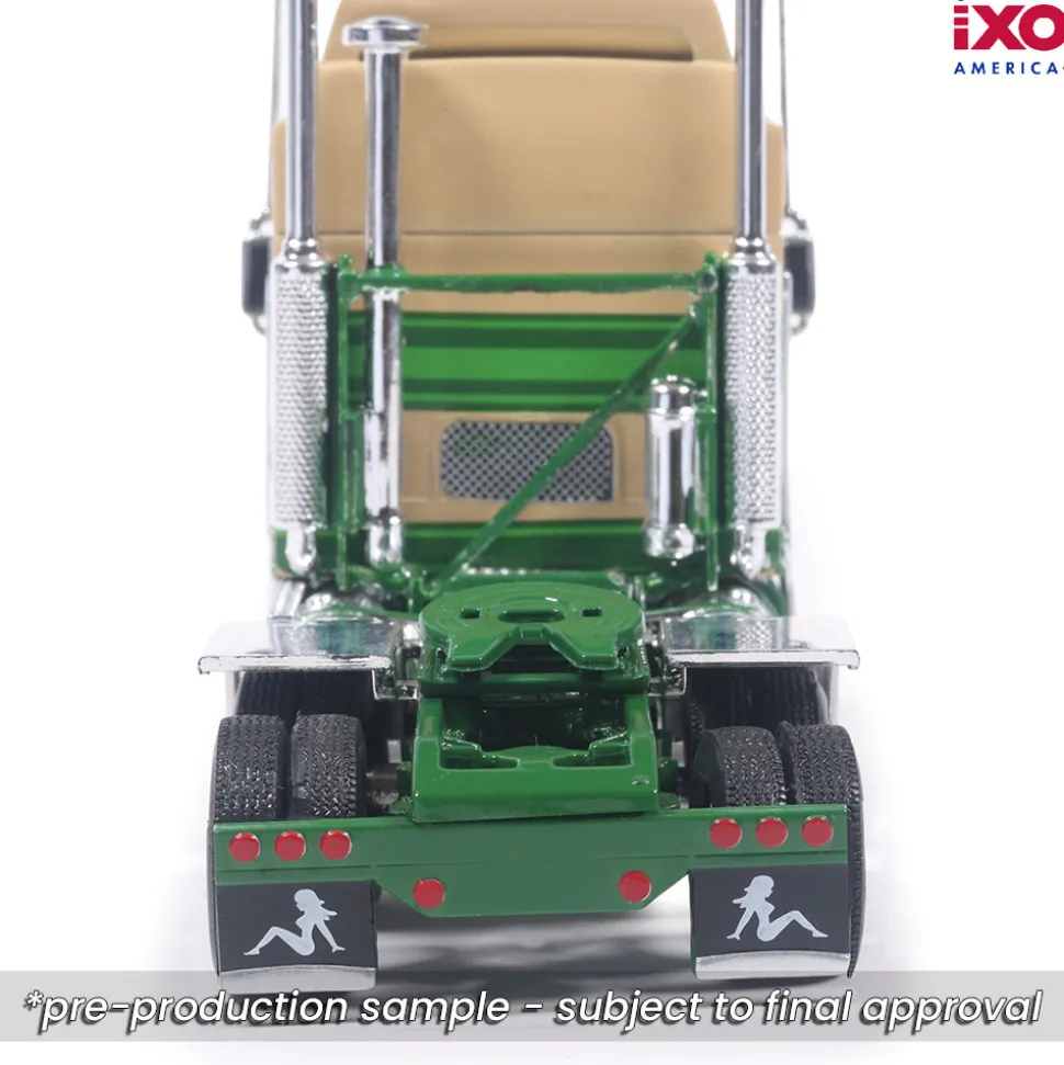1976 Kenworth K100 Aerodyne - Tan And Green 1:64 Scale by IXO Models
