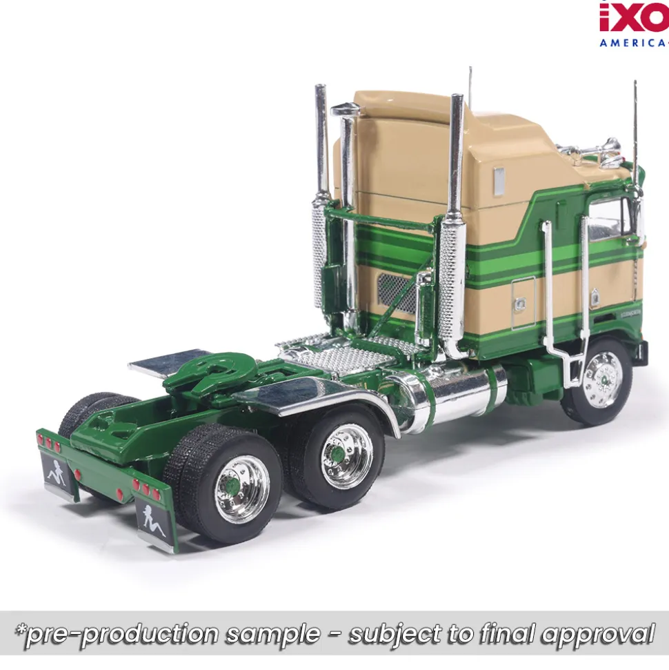 1976 Kenworth K100 Aerodyne - Tan And Green 1:64 Scale by IXO Models