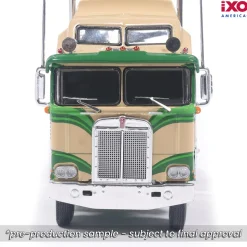 1976 Kenworth K100 Aerodyne - Tan And Green 1:64 Scale by IXO Models
