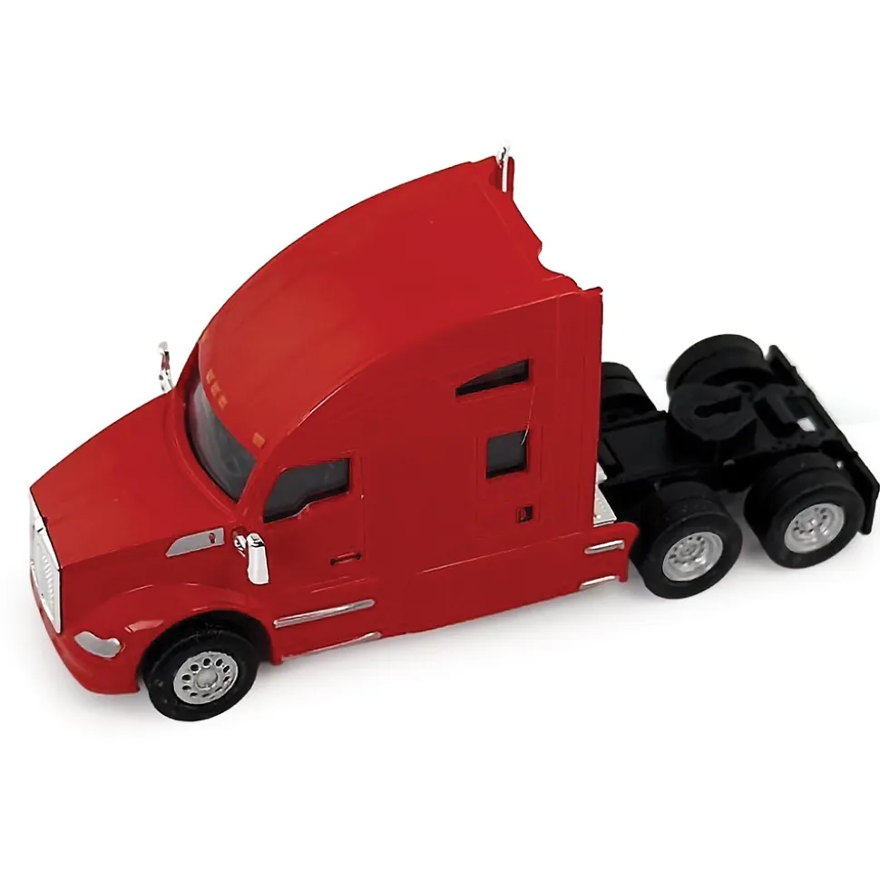 Kenworth T680 Sleeper Cab - Red 1:87 Scale Model Truck by HO Logistics