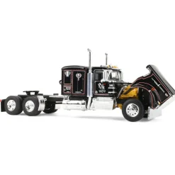 Kenworth W900A with 60" Flat Top Sleeper & 40' Vintage Reefer Trailer - Dick Simon Trucking 1:64 Scale Diecast Model Truck by Diecast Promotions