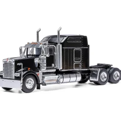 1990 Kenworth W900 - Black 1:64 Scale Diecast Model Truck by IXO Models