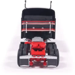 1990 Kenworth W900 - Black With Stripe 1:64 Scale Diecast Model Truck by IXO Models