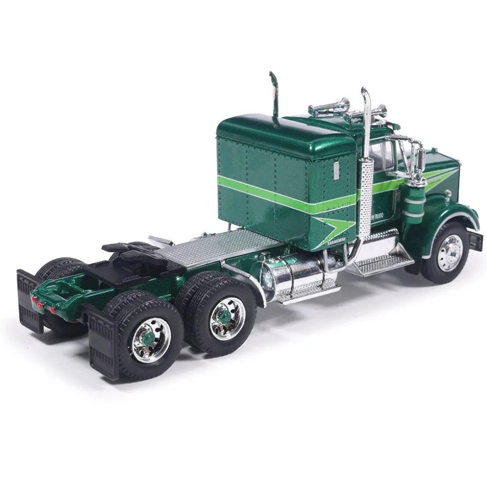 1974 Kenworth W-925 - Green With White Trailer 1:64 Scale Diecast Model Truck by IXO Models