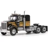 1970 Kenworth W925 Small Sleeper - Black & Gold 1:64 Scale Diecast Model Truck by IXO Models