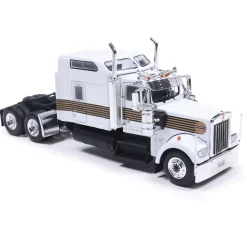 Kenworth W900 - White With Comet 1:64 Scale Diecast Model Truck by IXO Models