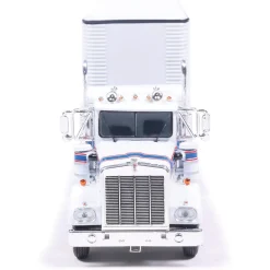 1976 Kenworth W900 With Vintage Trailer - Red, White, B 1:64 Scale Diecast Model Truck by IXO Models