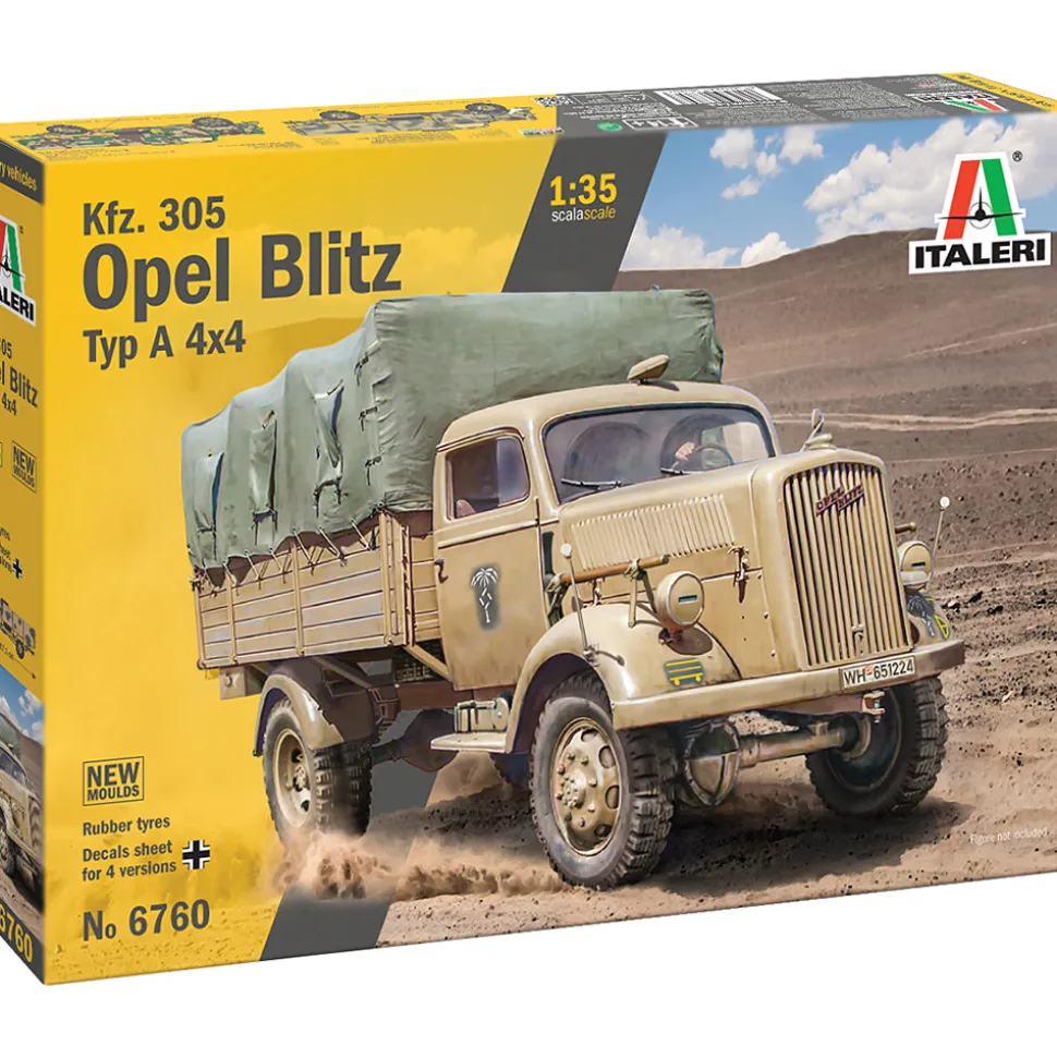 Kfz.305 Opel Blitz 1/35 Kit Italeri (6760) 1:35 scale Plastic by Italeri