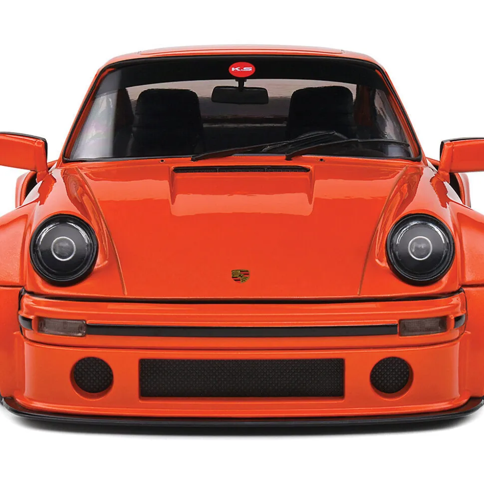 2022 KS-R Porsche - Orange 1:18 Scale Diecast Model Car by Solido