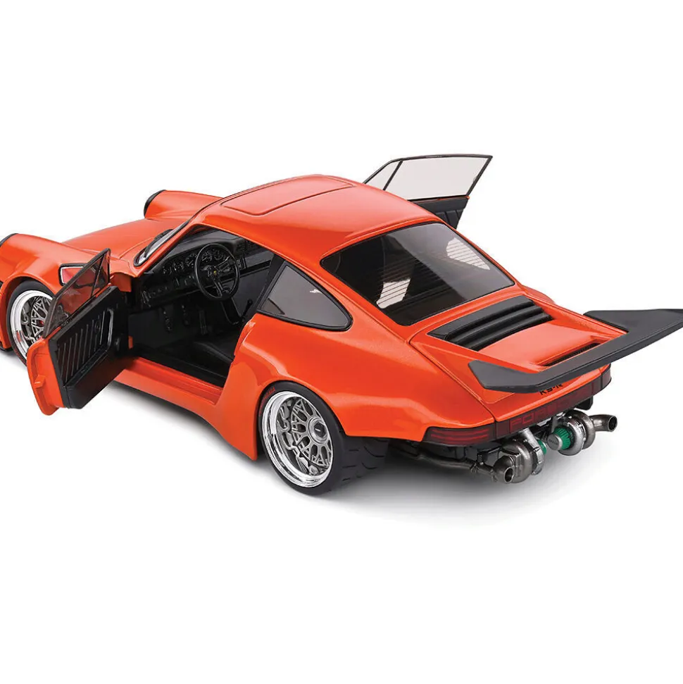 2022 KS-R Porsche - Orange 1:18 Scale Diecast Model Car by Solido