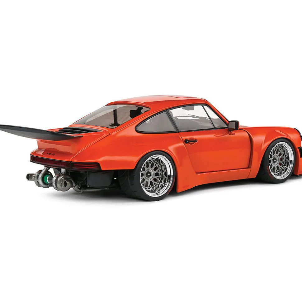 2022 KS-R Porsche - Orange 1:18 Scale Diecast Model Car by Solido