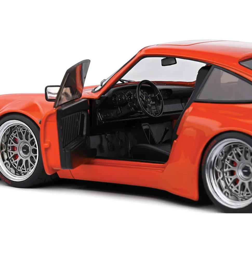 2022 KS-R Porsche - Orange 1:18 Scale Diecast Model Car by Solido