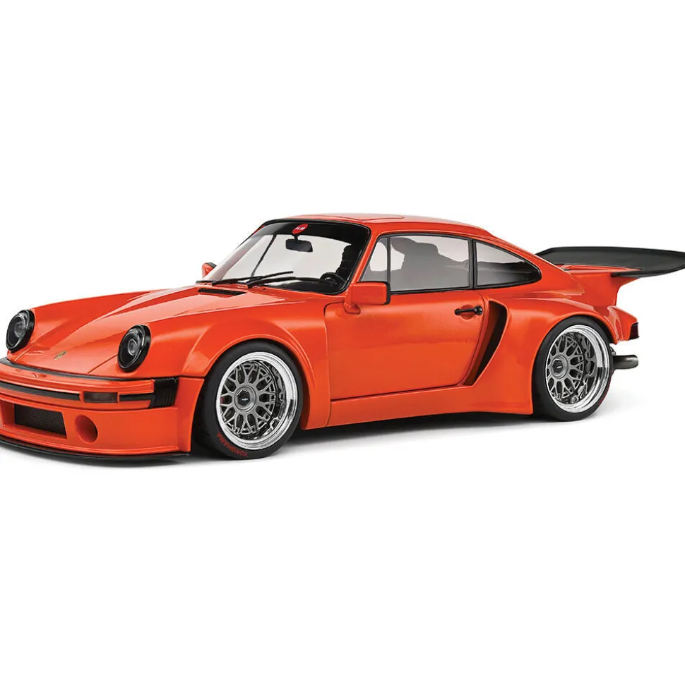 2022 KS-R Porsche - Orange 1:18 Scale Diecast Model Car by Solido
