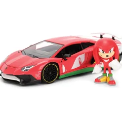 Lamborghini Aventador W/Knuckles Diecast Figure 1:24 Scale Diecast Model Car by Jada Toys