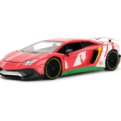 Lamborghini Aventador W/Knuckles Diecast Figure 1:24 Scale Diecast Model Car by Jada Toys