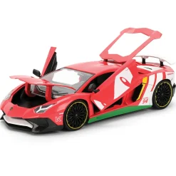 Lamborghini Aventador W/Knuckles Diecast Figure 1:24 Scale Diecast Model Car by Jada Toys