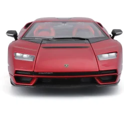 Lamborghini Countach LP! 800-4 - Red 1:24 Scale Diecast Model Car by Bburago