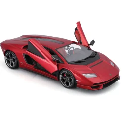 Lamborghini Countach LP! 800-4 - Red 1:24 Scale Diecast Model Car by Bburago