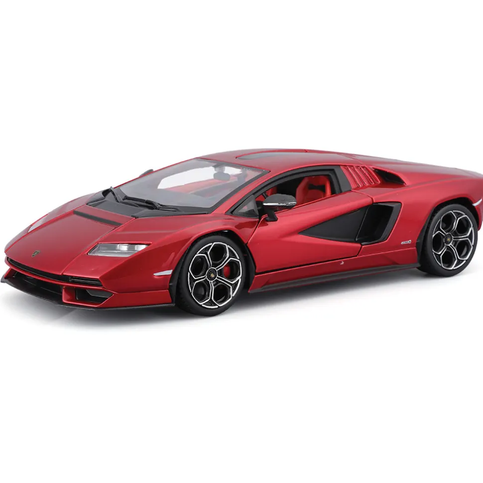 Lamborghini Countach LP! 800-4 - Red 1:24 Scale Diecast Model Car by Bburago