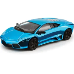 Lamborghini Reventon Mirror Finish Blue - That's a Wrap 1:24 Scale Diecast Model Car by Motormax