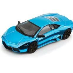 Lamborghini Reventon Mirror Finish Blue - That's a Wrap 1:24 Scale Diecast Model Car by Motormax