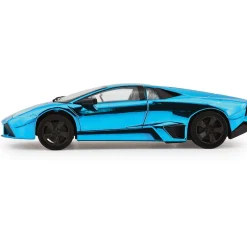 Lamborghini Reventon Mirror Finish Blue - That's a Wrap 1:24 Scale Diecast Model Car by Motormax