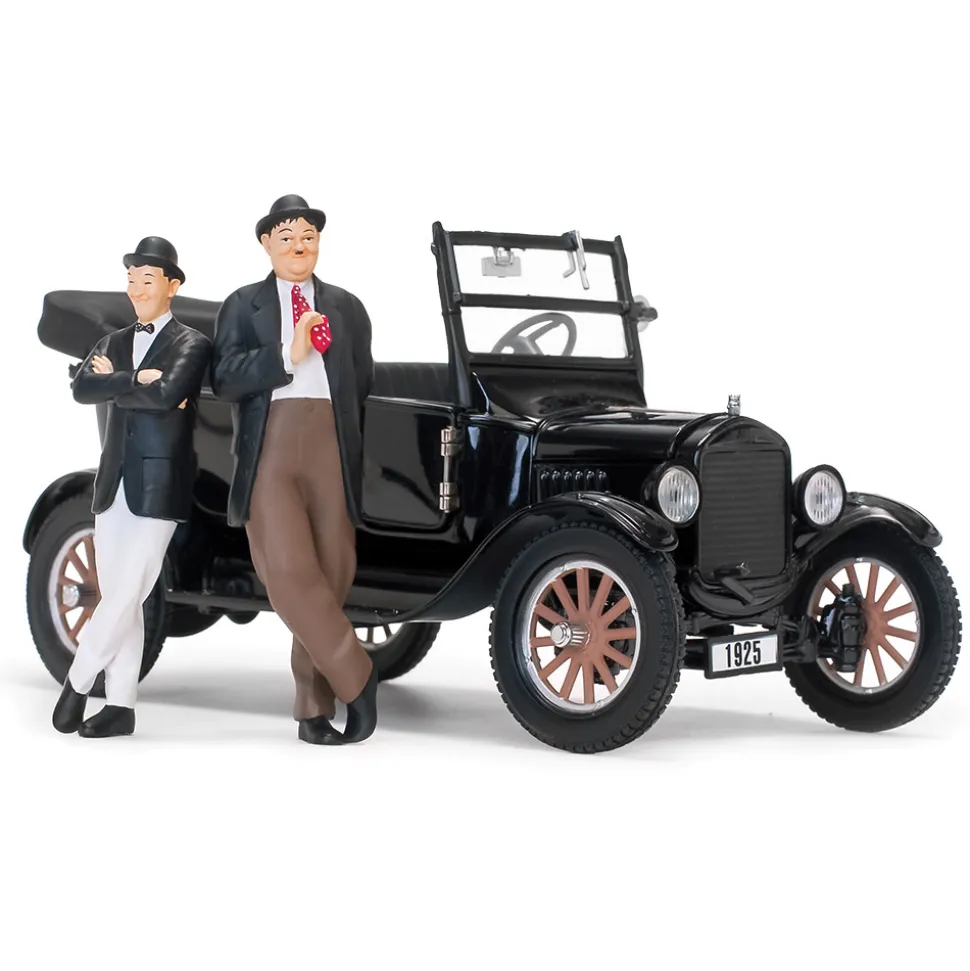 Laurel & Hardy 1925 Ford Model T 1:24 Scale Diecast Model Car by Sunstar