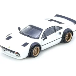 LBWK Ferrari 308 GTB - White 1:64 Scale Diecast Model Car by Inno Models