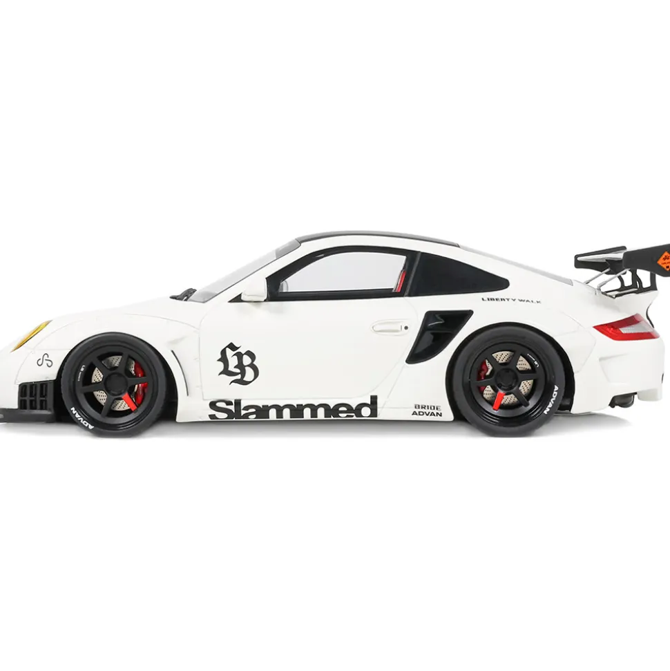 2024 LB-Works Porsche Turbo - White 1:18 Scale Cast Resin Model Car by GT Spirit