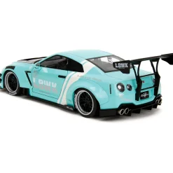 2020 Liberty Walk Nissan GT-R (R35) Type 2 - Teal 1:18 Scale Diecast Model Car by Pink Slips