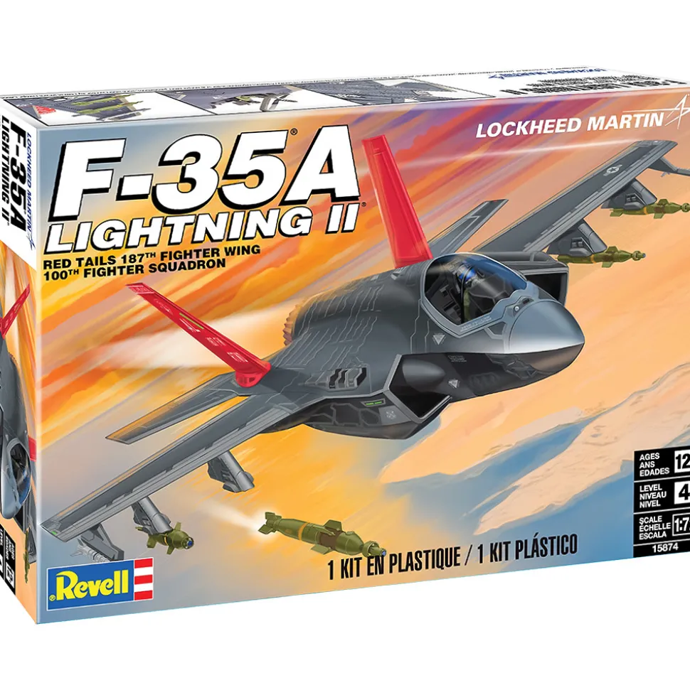 Lockheed Martin® F-35®A Lightning II® 1:72 Scale Plastic Model Kit by Revell