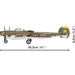 Lockheed P-38 Lightning (H) Fighter Building Brick Set 1:32 Scale by Cobi Toys