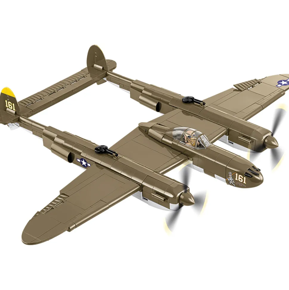 Lockheed P-38 Lightning (H) Fighter Building Brick Set 1:32 Scale by Cobi Toys