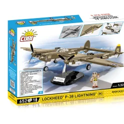 Lockheed P-38 Lightning (H) Fighter Building Brick Set 1:32 Scale by Cobi Toys
