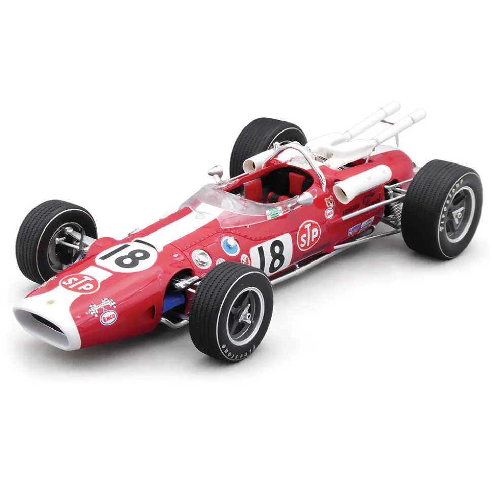 1966 Lotus 38 Indy 500 - #18 Driver Al Unser 1:18 Scale Cast Resin Model Car by Tecnomodel