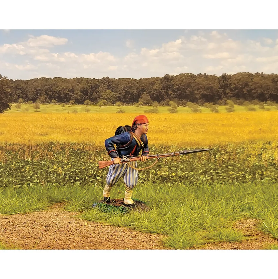 Louisiana Tiger Advancing at the Ready 1861-62 1/30 Figure William Britain (31507) 1:30 scale Metal by William Britain