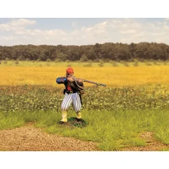 Louisiana Tiger Advancing Firing, 1861-62 1/30 Figure William Britain (31505) 1:30 scale Metal by William Britain