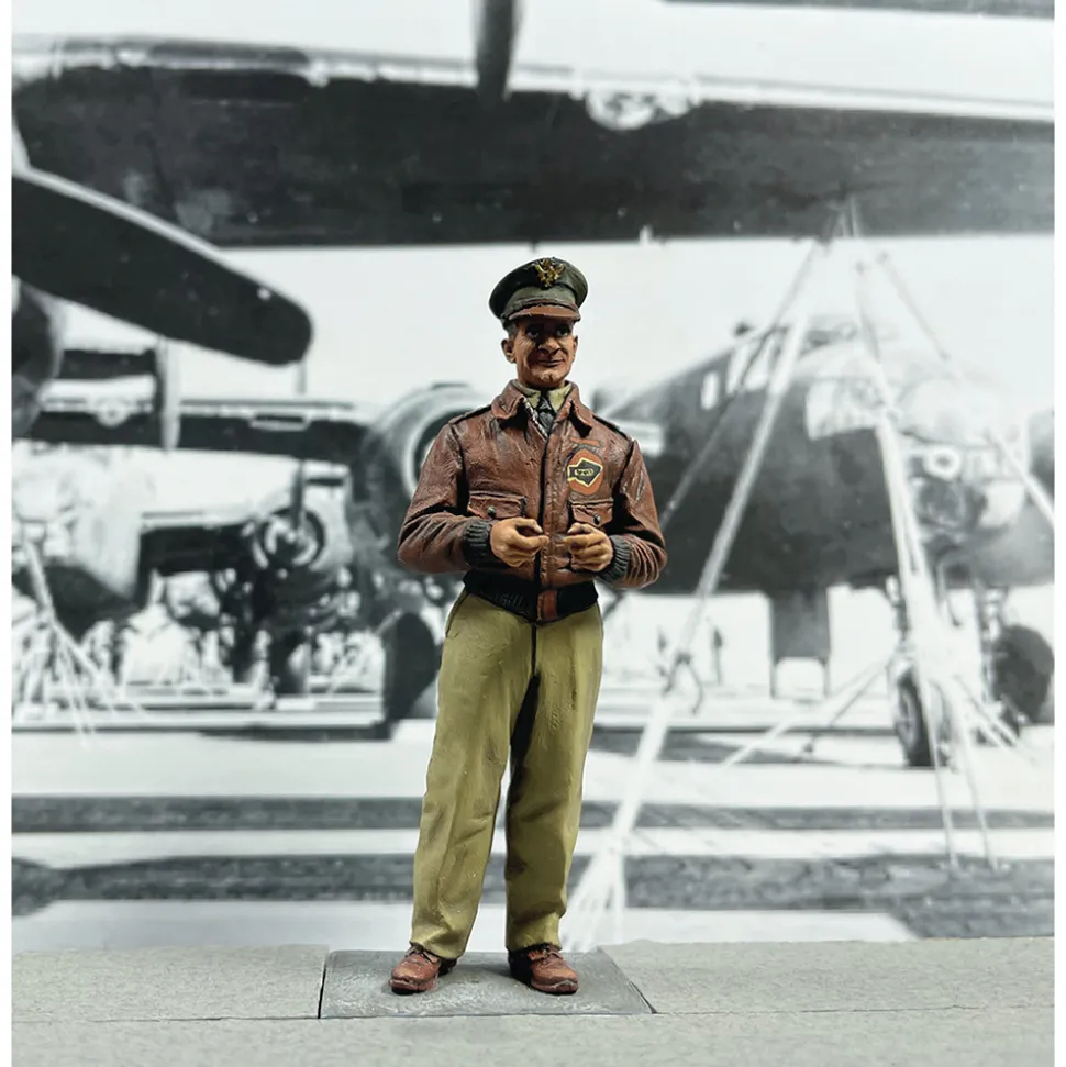 Lt. Col James Doolittle, 1942 1/30 Figure William Britain (10153) 1:30 scale Metal by William Britain
