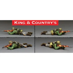 Lying Prone Rifleman 1/30 Figure K&C (WH133) 1:30 scale Metal by King and Country