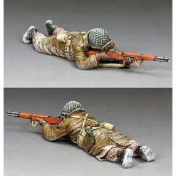 Lying Prone Rifleman 1/30 Figure K & C (BBA093) by King and Country