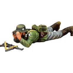 Lying Prone Wehrmacht Officer 1/30 Figure K&C (WH127) 1:30 scale Metal by King and Country